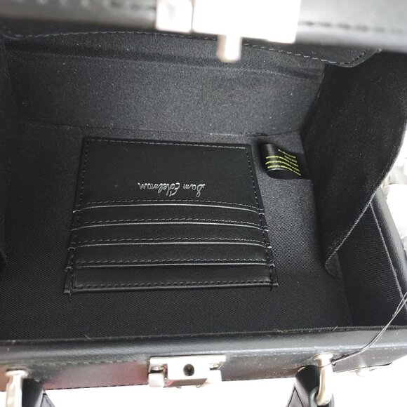 Sam Edelman Gracia Plaid Hardcase Crossbody Purse Woven Handbag Tweed Academia - Picture 10 of 15